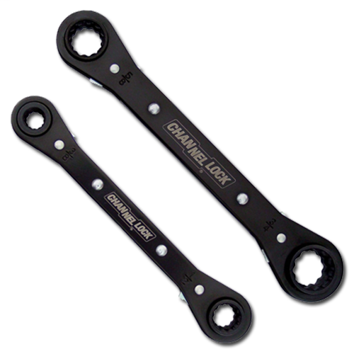 2 PC. SAE Ratcheting Combination Wrench Set
