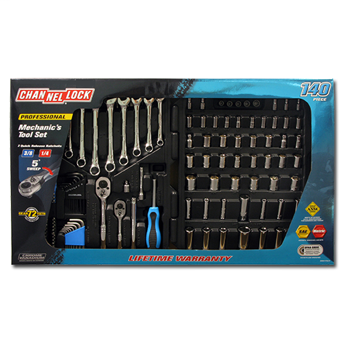 140 PC. Mechanic's Tool Set