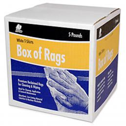 5 LB BOX OF RAGS