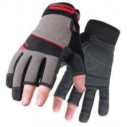 1/2 FINGER PRO GLOVE MED BLACK