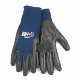 NITRILE PALM COATED GLOVE MED