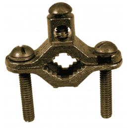 CULLY 95154 1/2" - 1" Bronze Ground Clamp, Direct Burial