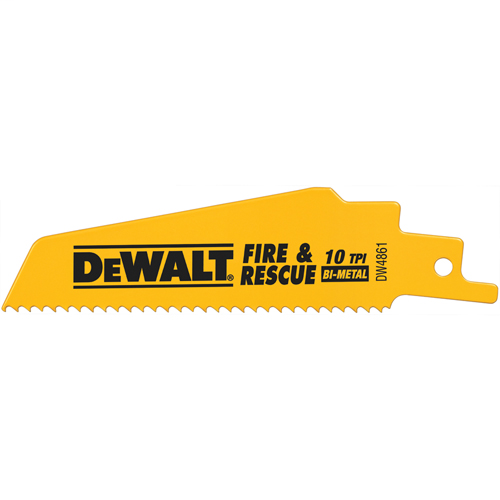 4" 10 TPI Demolition Bi-Metal Reciprocating Saw Blade (5 pack)