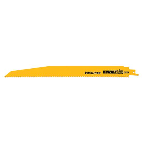 9" 6 TPI Demolition Bi-Metal Reciprocating Saw Blade (100 pack)