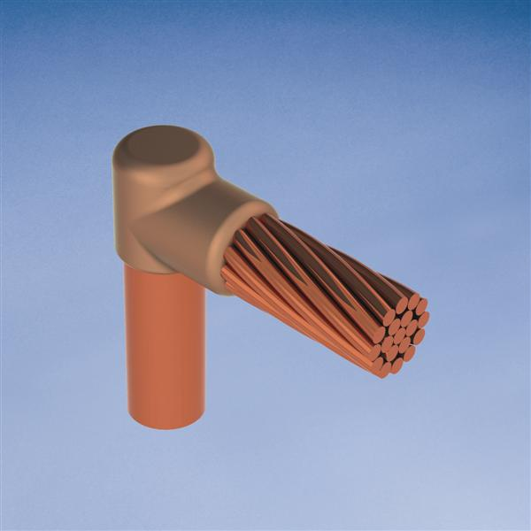 Erico GRC182V 3/4 Inch Copper Clad Threaded Cable to Ground Rod Mold Erico GRC182V 3/4 Inch Copper Clad Threaded Cable to Ground Rod Mold
