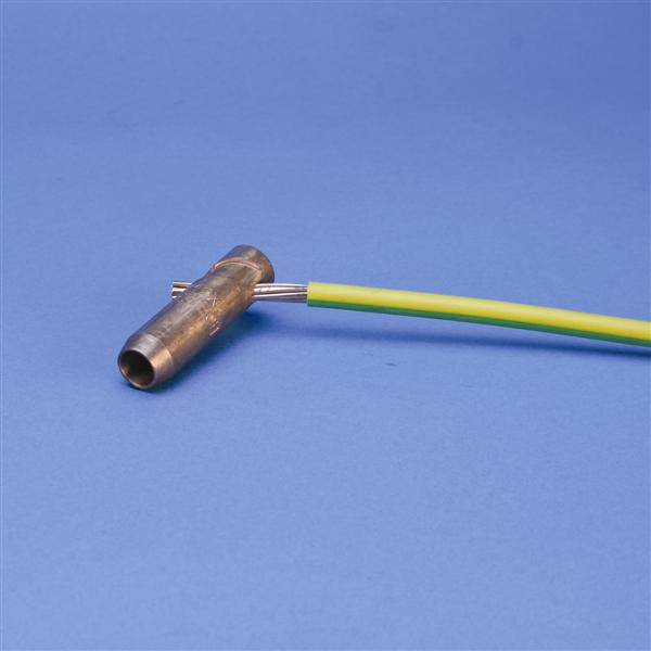 Ground Rod Clamp with Prefabricated Pigtail