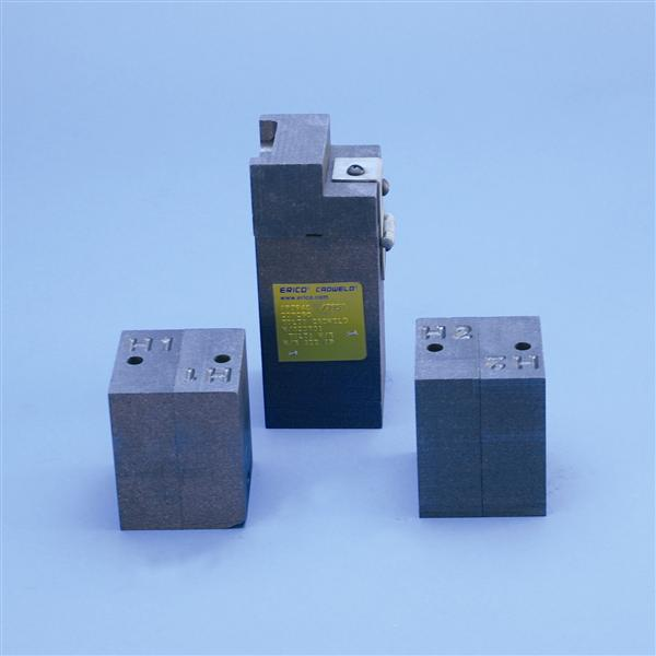 Product image for Erico CDMV01H Cadweld Multi Horizontal Mold Bases and Crucible, 2 Mold Bases Incl.