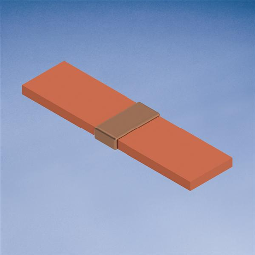 Product image for Erico BBCEG Busbar to Busbar, BB, 1/4" x 1 1/2", 1/4" x 1 1/2"