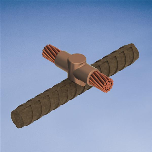 Product image for Erico RDH58Y5 Cable to Rebar, RD, 32 mm, #10, 95 mm² Concentric