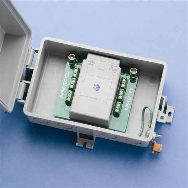 Outdoor Surveillance System Surge Protector