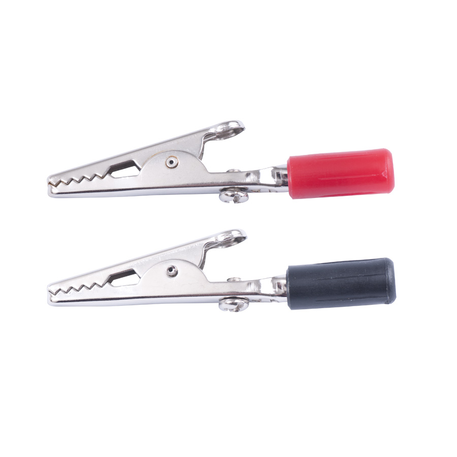 #22-#14 AWG (2 mm²) Barrel-Insulated Alligator Clip (2")