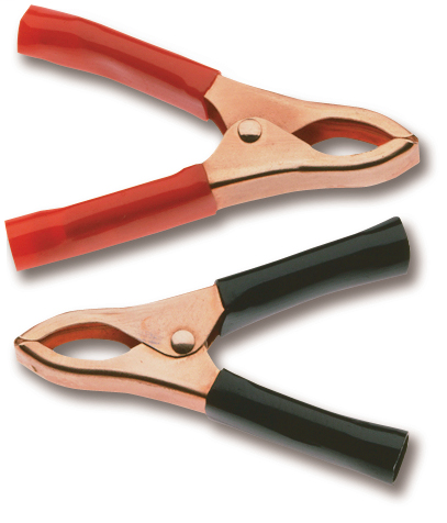10A Copper Clad Insulated Battery Clamp