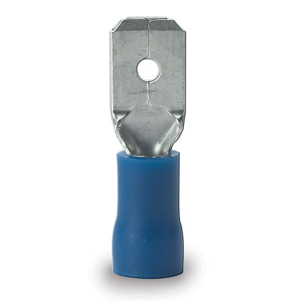 #16-#14 AWG (2 mm²) Vinyl-Insulated Disconnect (0.25" Tab) - Male