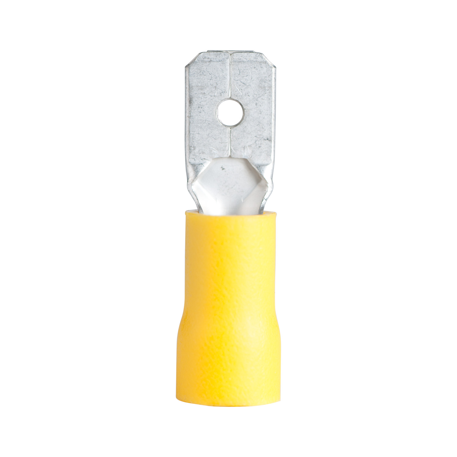 #12-#10 AWG (5 mm²) Vinyl-Insulated Disconnect (0.25" Tab) - Male
