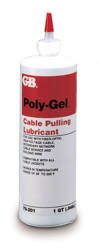 Product image for Gardner Bender 79-201 Poly-Gel Cable Pulling Lubricant, 1-Qt Bottle
