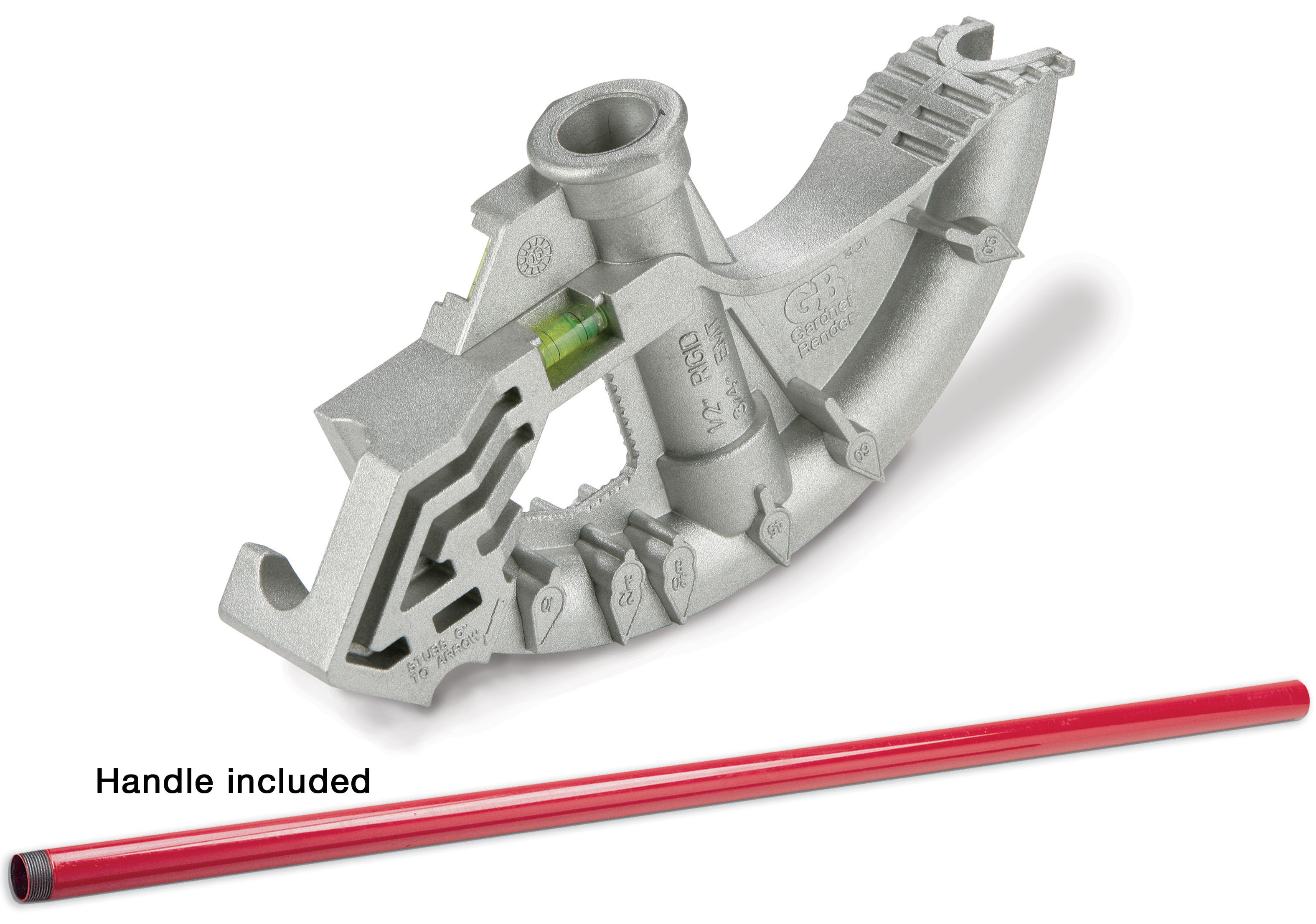 Product image for Gardner Bender 931H 3/4 Inch EMT 1/2 Inch Rigid Hand Bender with Handle