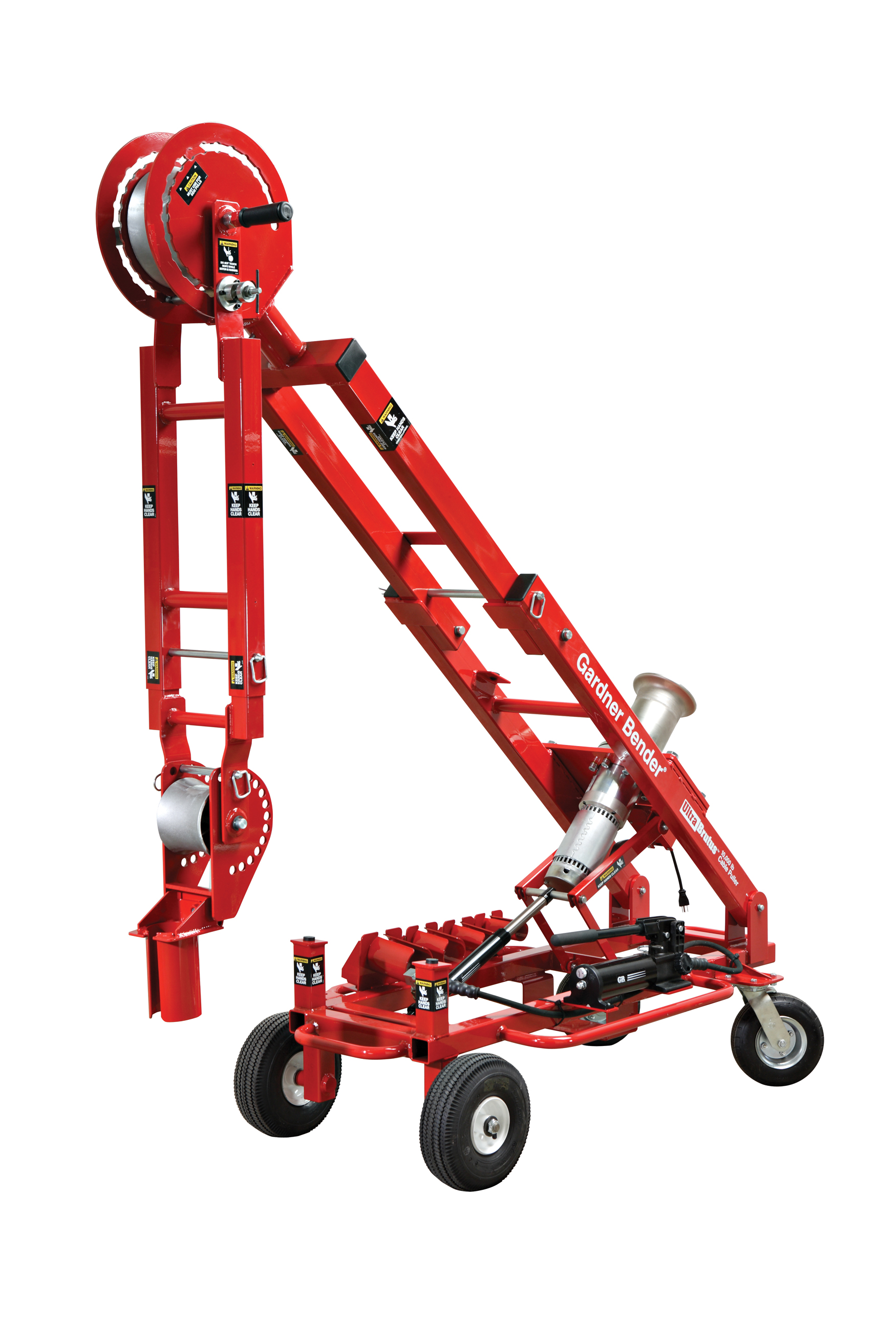 Ultra Brutus 10,000 Cable Puller, 1.7 HP, Hydraulic Assist One Person Setup in 2 Min. No Tools Needed, 1/Unit