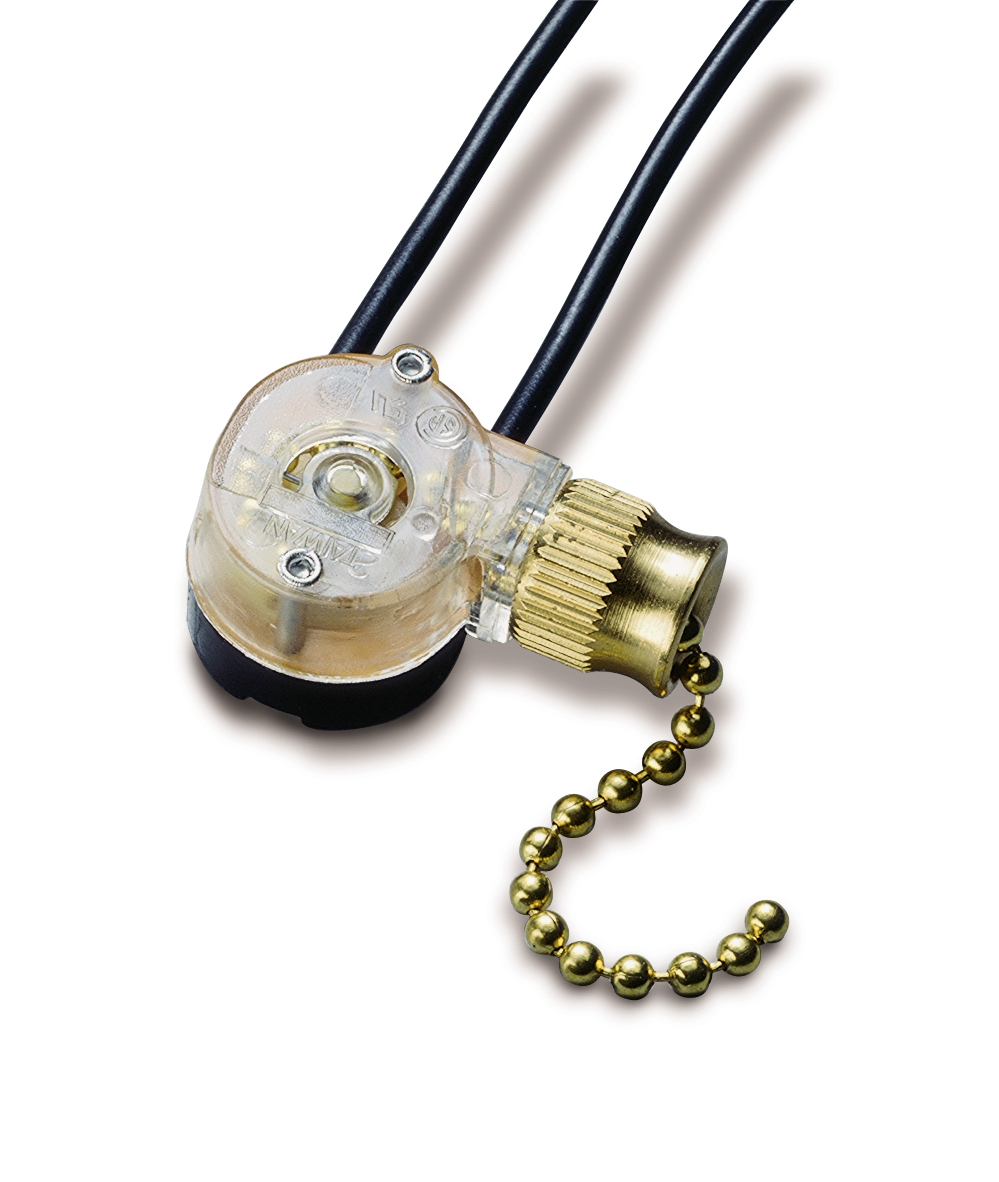 Product image for Gardner Be GSW-32 Brass Pull Switch