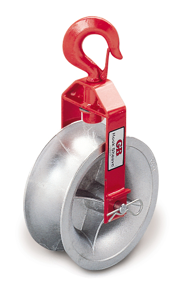 12" Cable Sheave with hook