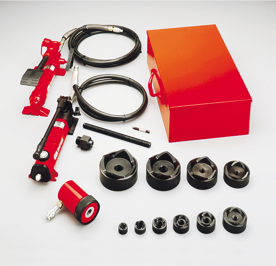 1/2" - 4" Hydraulic Slug-Out Set with PH20 Hand Pump