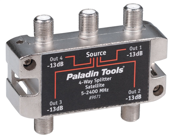 SPLITTER 4-WAY CATVF 5-24000Mhz