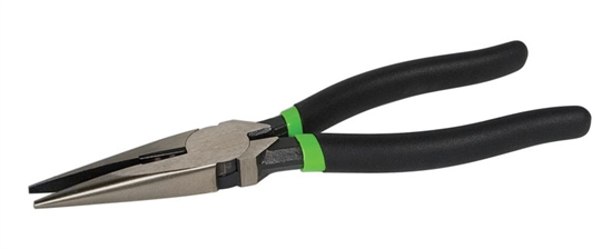 PLIERS, LONG NOSE 8" DIPPED