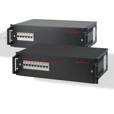 19" power distributor, 3-phase, 3x 32 A