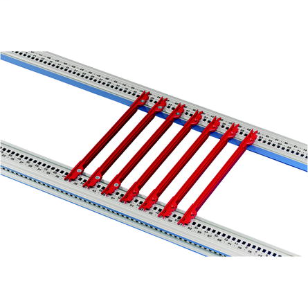 CompactPCI Guide rail for drive unit