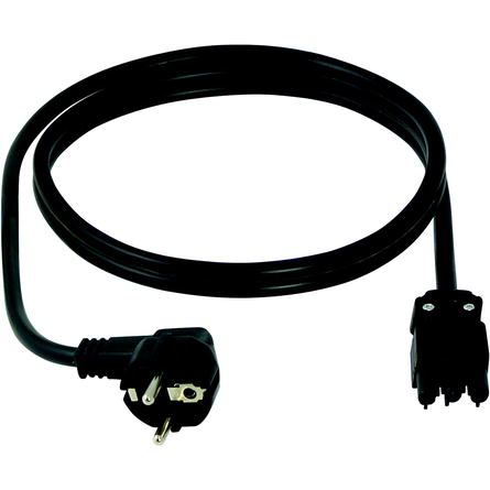 Connecting cables for Wieland® socket strips, GST18, 1m, SCHUKO/UTE
