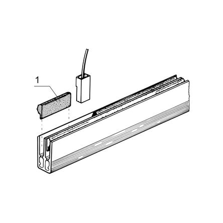 Contact protection for busbar 1 … 4 pole
