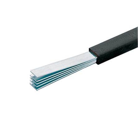 Flexible Busbars, Cu tinned, insulated, 3-m long