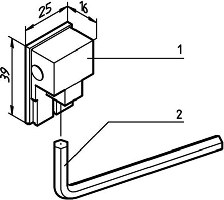 Power connector 63 A for busbar 1 ... 4 pole