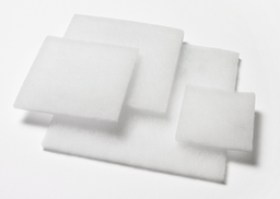 Product image for Hoffman 10100059H 3.5" x 3.5" x 0.39" Light Gray Plastic NEMA 12 Fresh Air Enclosure Cooling Filter