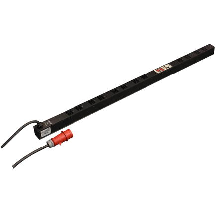 Telemonitored and remote‐controlled PDU, 3‐phase, 400VAC/16A, 12x IEC C19