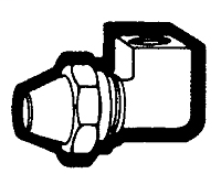 3/16 Inch (in) Tube Outside Diameter S.A.E. Flare Fitting-Assembled with Short Rod Nuts - Tube to Female Pipe Elbow Adapter