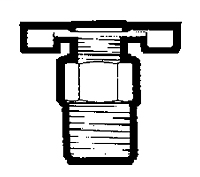 3/8 Inch (in) Male Pipe Thread Drain Cocks - Internal Seat Drain Cock