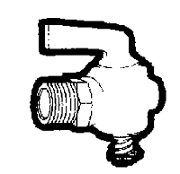 1/4 Inch (in) Male Pipe Thread Drain Cocks - Ground Plug Seat Angle Drain Cock