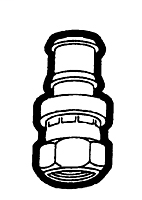 5/8 Inch (in) Hose Inner Diameter Push-On Fitting - Hose Barb to Female S.A.E. Flare Swivel