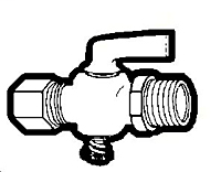 Compression to Male Pipe Straight Ground Seat