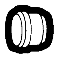 5/16 Inch (in) Tube Outside Diameter In-Line Sleeve Compression Fitting - In-Line Sleeve