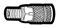 3/8 Inch (in) Female Pipe Thread Size Steel Coupler Body
