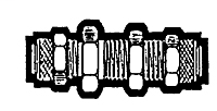 1/2 Inch (in) Tube Outside Diameter Poly-Hold Compression Fitting-Captive Plastic Sleeve Fitting - Bulkhead Union