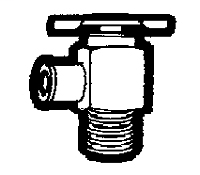 1/4 Inch (in) Male Pipe Thread Drain Cocks - Angle Bibb Drain Internal Seat Drain Cock