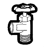 3/8 Inch (in) Male Pipe Thread Truck Valves - Female Pipe to Male Pipe Angle Valve