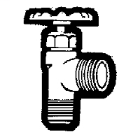 1/2 Inch (in) Tube Outside Diameter Truck Valves - Male Pipe to Flare Angle Valve