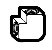 3/8 Inch (in) Tube Outside Diameter Inverted Flare Fitting - Elbow Union
