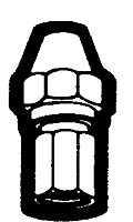 1/2 Inch (in) Tube Outside Diameter S.A.E. Flare Fitting-Assembled with Short Rod Nuts - Tube to Female Pipe Straight Adapter