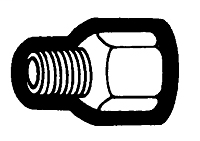 3/16 Inch (in) Tube Outside Diameter Double Compression - Tube to Male Pipe Straight Adapter