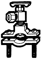 3/4 Inch (In) Maximum Size Saddle Valve Kits - Compression Tube Outlet Take-off Saddle Valve Kit