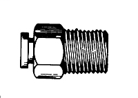 5/32 Inch (in) Tube Outside Diameter Industrial Push-To-Connect Fitting - Tube to Male Pipe Straight Adapter